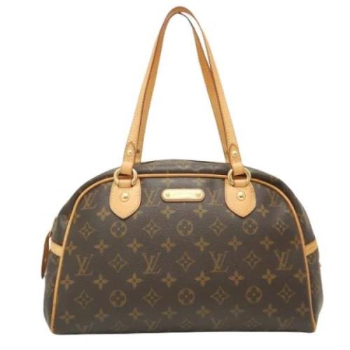 Pre-owned Canvas louis-vuitton-bags Louis Vuitton Vintage , Brown , Da...