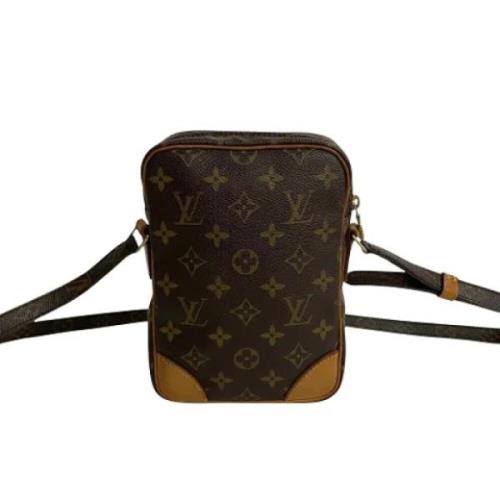 Pre-owned Canvas louis-vuitton-bags Louis Vuitton Vintage , Brown , Da...