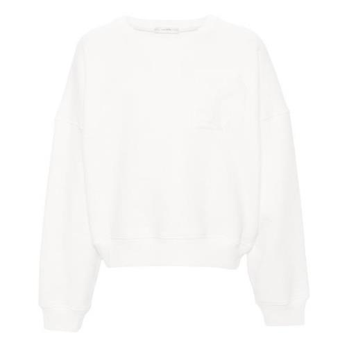 Witte Katoenen Jersey Top The Row , White , Heren