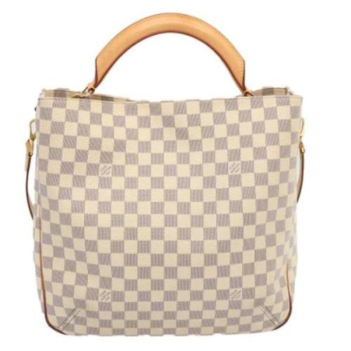 Pre-owned Canvas louis-vuitton-bags Louis Vuitton Vintage , White , Da...