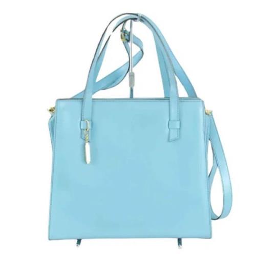 Pre-owned Leather celine-bags Celine Vintage , Blue , Dames