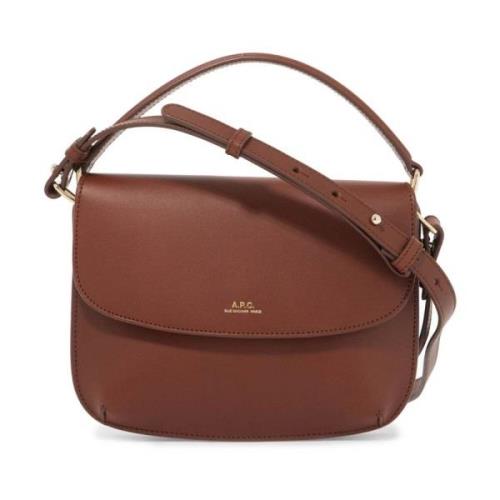 Sarah Mini Schoudertas A.p.c. , Brown , Dames