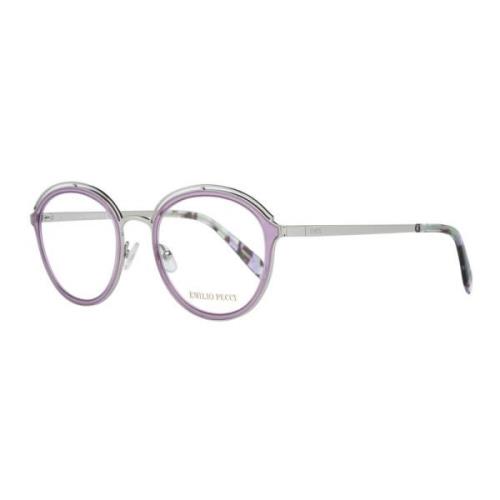 Stijlvolle Paarse Ronde Optische Monturen Emilio Pucci , Purple , Dame...