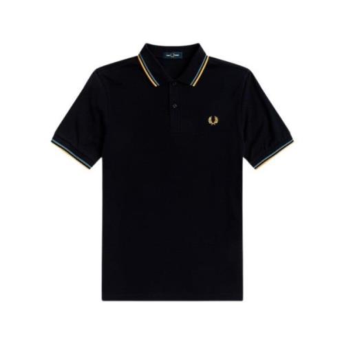 Polo Shirt in 2 Kleuren Fred Perry , Blue , Heren