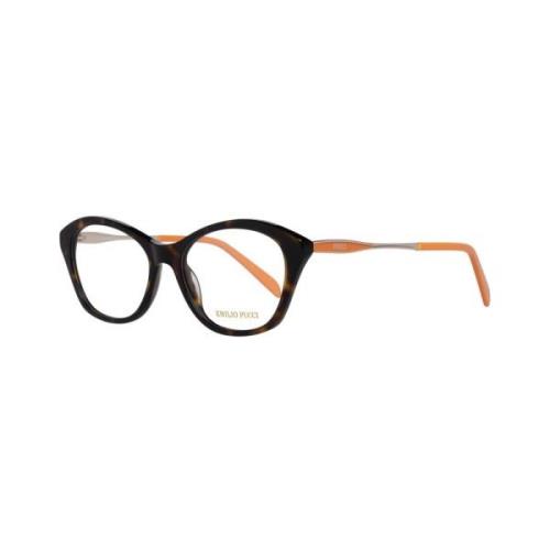 Bruine Vrouwen Optische Monturen Metaal Plastic Emilio Pucci , Brown ,...