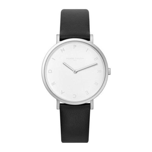 Elegante Zilveren Quartz Dameshorloge Pierre Cardin , Gray , Dames