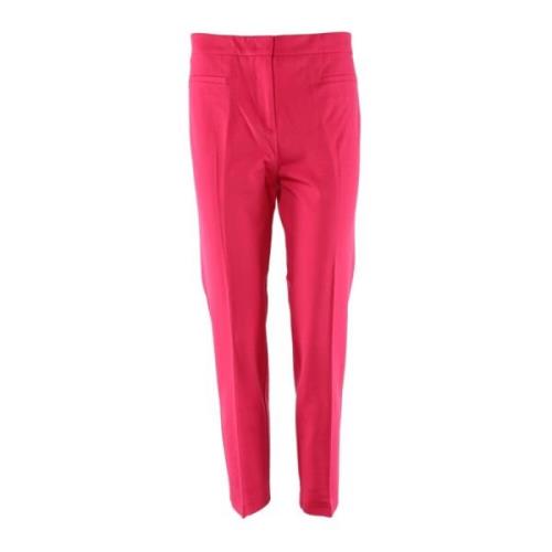 Fuchsia Pantalon 60% Viscose Pinko , Pink , Dames