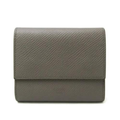 Pre-owned Leather wallets Celine Vintage , Gray , Dames