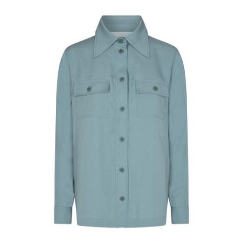 Ziggy Longsleeve Shirt Remain Birger Christensen , Blue , Dames