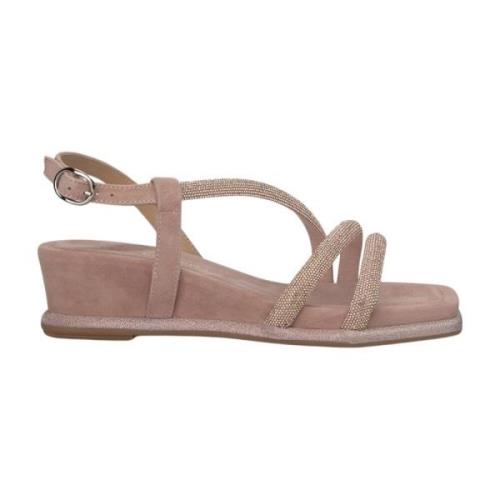 Kristal Sleehak Sandalen Alma EN Pena , Pink , Dames