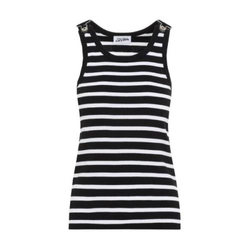 Gestreepte Mariniere Tank Top Jean Paul Gaultier , Black , Dames