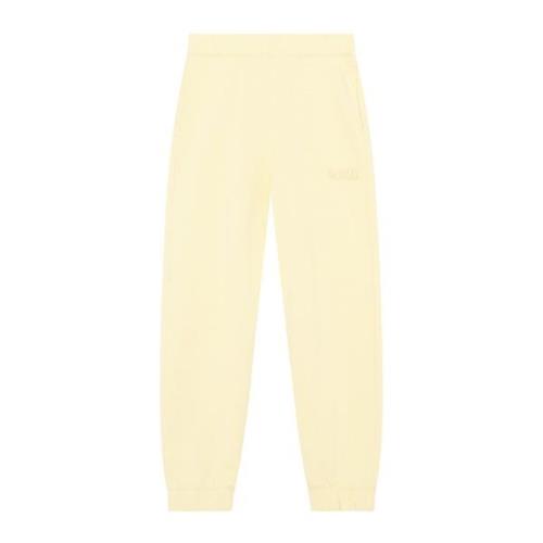 EcoLife® Polyester Katoen Jogging Bottoms Ganni , Yellow , Dames