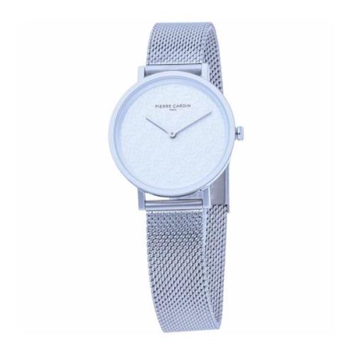 Mode Quartz Roestvrijstalen Horloge Pierre Cardin , Gray , Dames