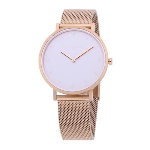 Roze Roestvrij Stalen Kwarts Analoge Horloge Pierre Cardin , Pink , Da...