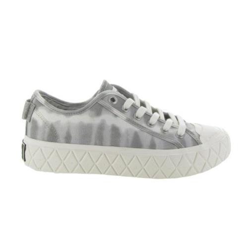 Lage Tie Dye Sneakers Palladium , Gray , Dames