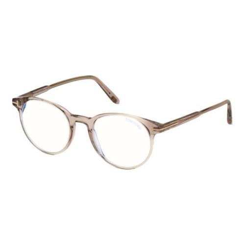 Blue Block Eyewear Frames Tom Ford , Beige , Unisex