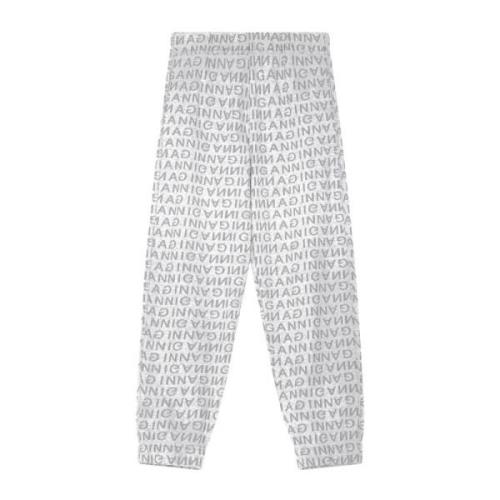 Logo-Print Joggingbroek Ganni , Multicolor , Dames