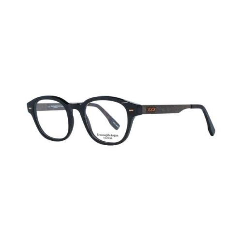 Stijlvolle Horn Ronde Optische Monturen Ermenegildo Zegna , Black , He...