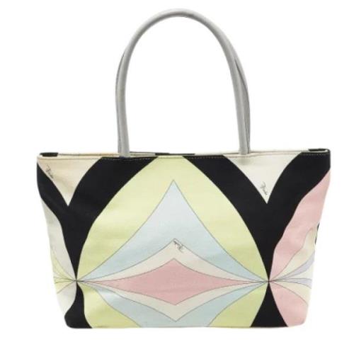Pre-owned Canvas handbags Emilio Pucci Pre-owned , Multicolor , Dames