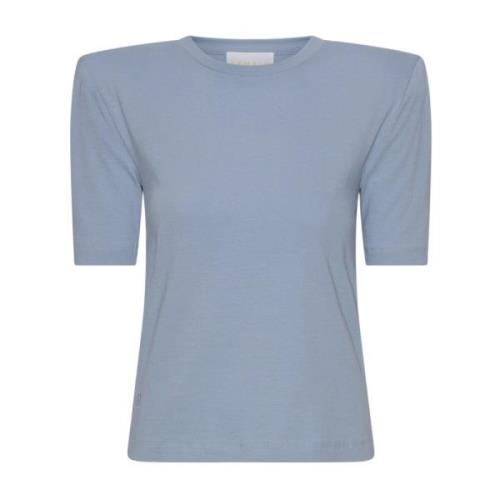 Klassiek Katoenen T-Shirt Remain Birger Christensen , Blue , Dames
