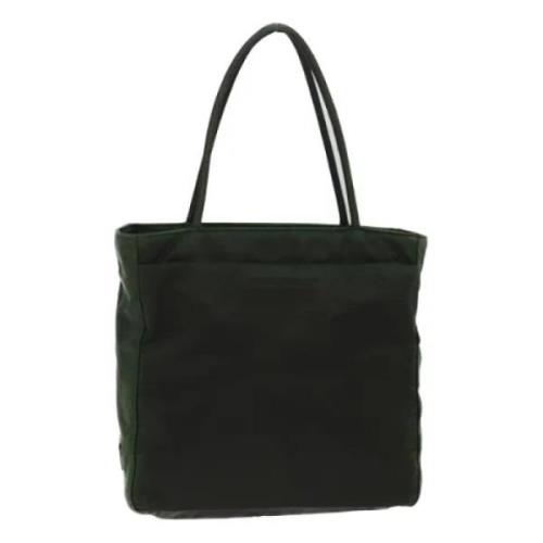 Pre-owned Fabric totes Prada Vintage , Green , Dames