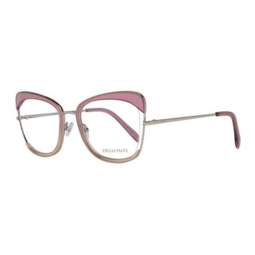 Roze Dames Optische Frames Stijlvol Model Emilio Pucci , Pink , Dames