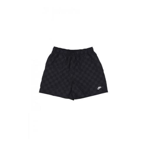 Checkers Flow Short Zwart/Wit Nike , Black , Heren