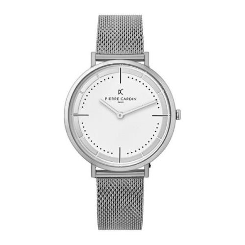 Elegant Stainless Steel Analog Watch Pierre Cardin , Gray , Heren