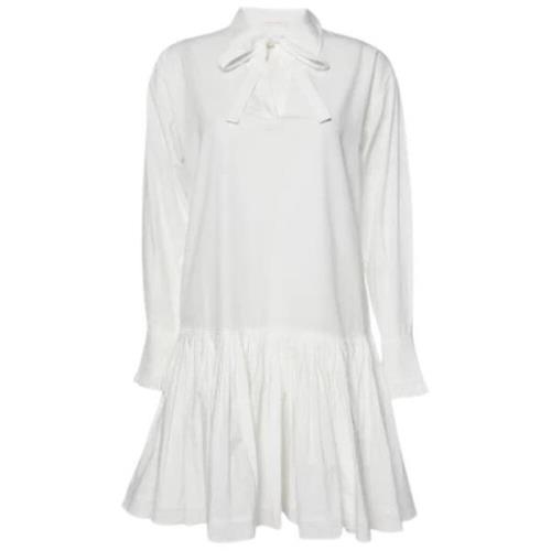 Pre-owned Cotton dresses Chloé Pre-owned , White , Dames