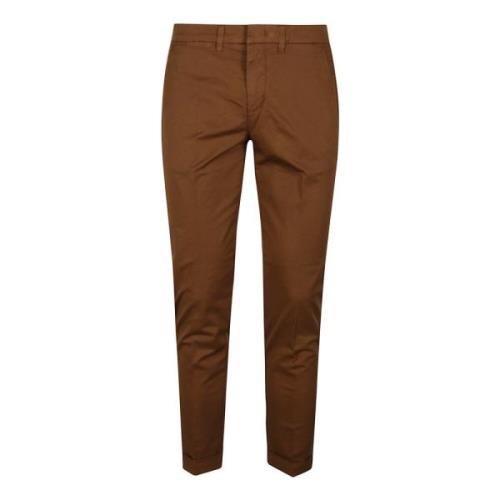 Klassieke Capri Broek Fay , Brown , Heren