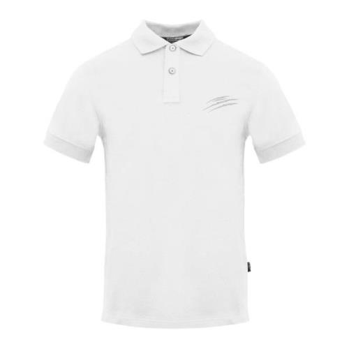 Heren Polo Shirt Lente/Zomer Collectie Plein Sport , White , Heren
