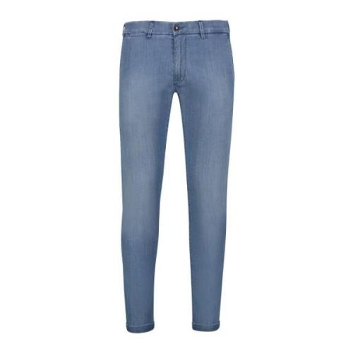 Blauwe Denim Broek Re-Hash , Blue , Heren