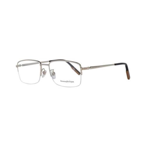 Gouden Half-Rim Optische Monturen Ermenegildo Zegna , Yellow , Heren