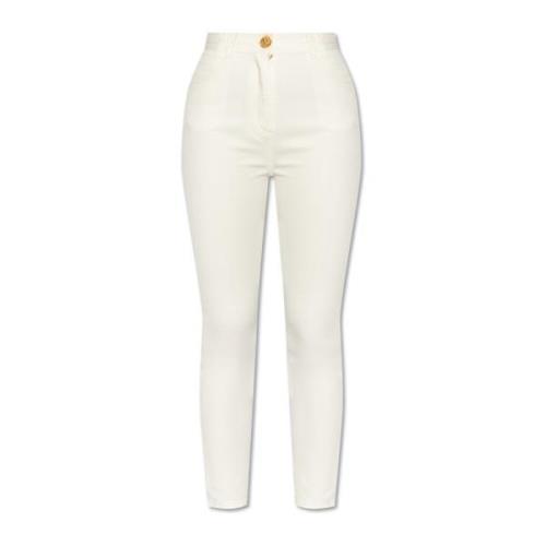 slim jeans Balmain , White , Dames