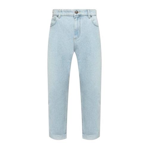 reguliere type jeans Balmain , Blue , Heren