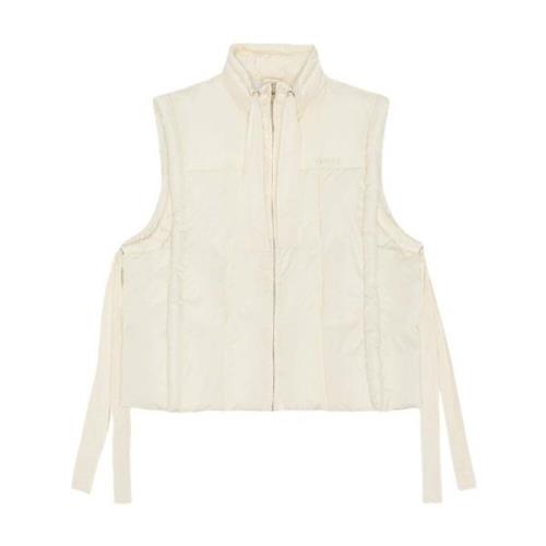 Vest Ganni , Beige , Dames