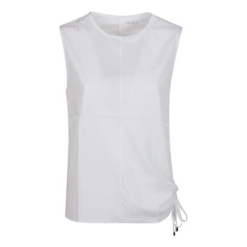 Casual Katoenen T-shirt Patrizia Pepe , White , Dames