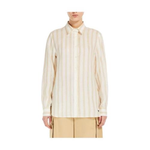 Beige Weekend Shirts Elegante Stijl Max Mara Weekend , Beige , Dames