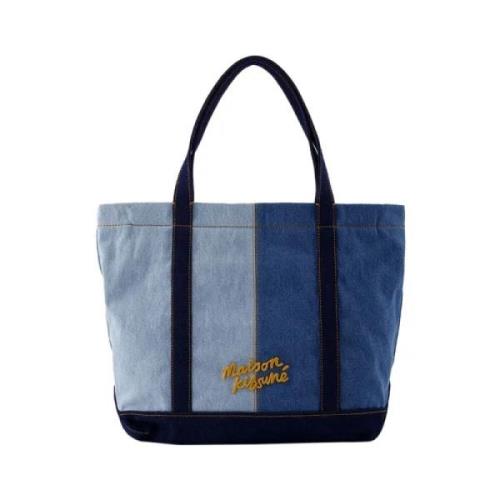 Cotton handbags Maison Margiela , Blue , Dames