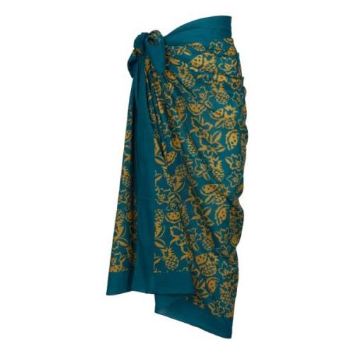 Zomer Sarong met Iconisch Print Gallo , Multicolor , Dames