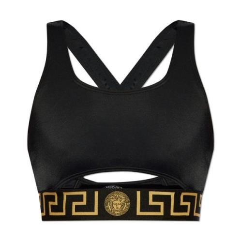 Badpak top Versace , Black , Dames