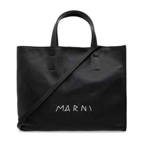 ‘Museo’ shopper tas Marni , Black , Dames