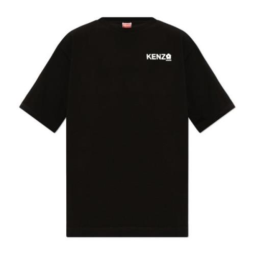 T-shirt met logo Kenzo , Black , Heren