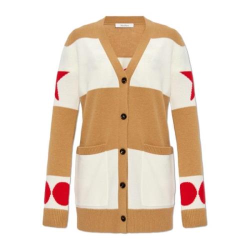 Cardigan `Valido` Max Mara , Beige , Dames