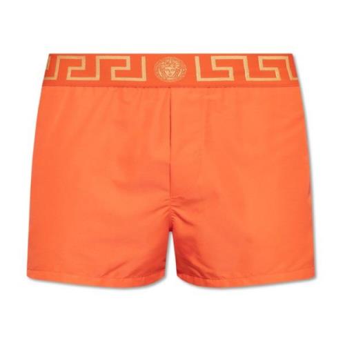 Zwembroek met logo Versace , Orange , Heren