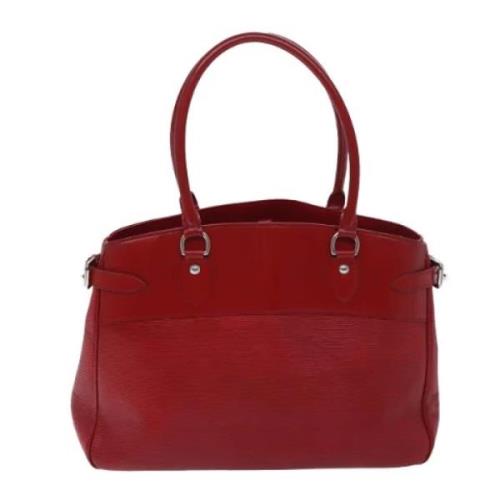 Pre-owned Leather louis-vuitton-bags Louis Vuitton Vintage , Red , Dam...