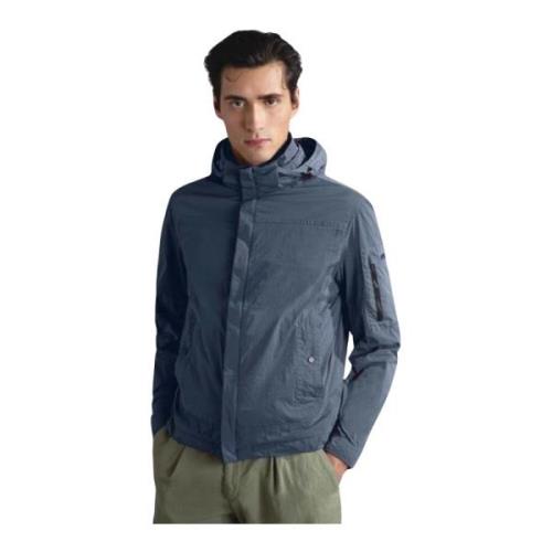 Nylon Windbreaker Tinto Capo Blauw Paul & Shark , Blue , Heren