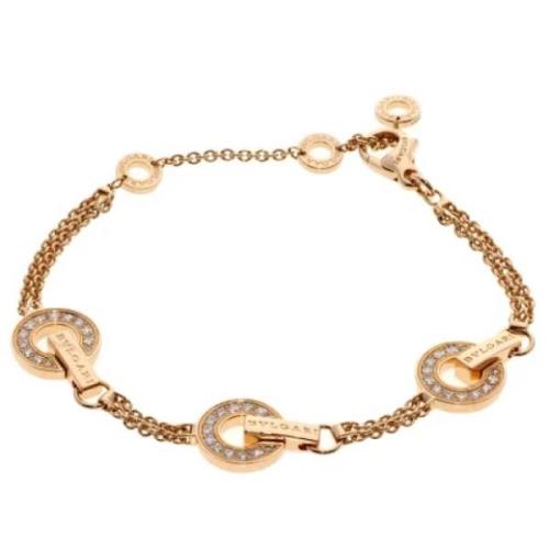 Pre-owned Rose Gold bracelets Bvlgari Vintage , Yellow , Dames