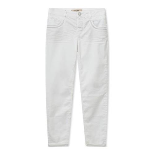 Geborduurde Witte Schatbroek MOS Mosh , White , Dames