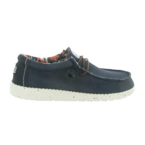 Platform Dames Wally Sox Schoenen Hey Dude , Blue , Heren